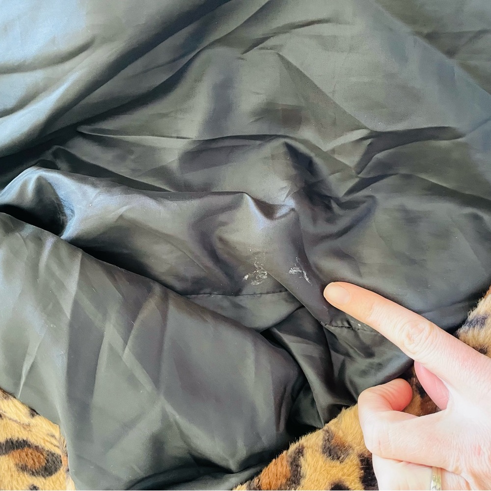 Altar'd State Leopard Print Faux Fur Coat in Brown and Black - Picture 8 of 13